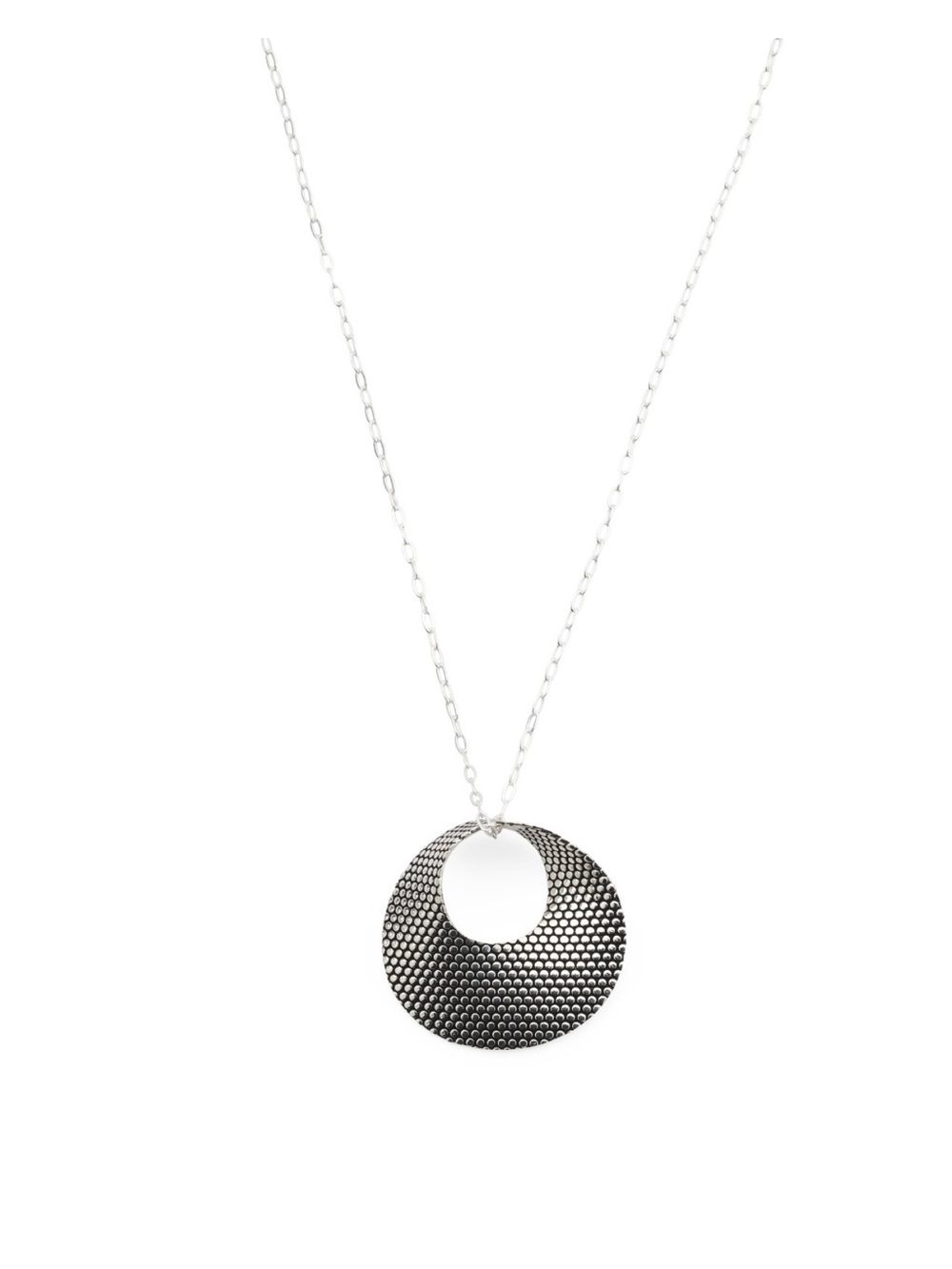 SEED & SAGE sterling silver plated bead pendant necklace